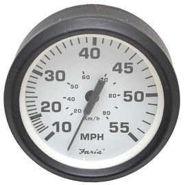Faria Boat Speedometer SE9473H | Princecraft 55 MPH 3 1/4 Inch Euro