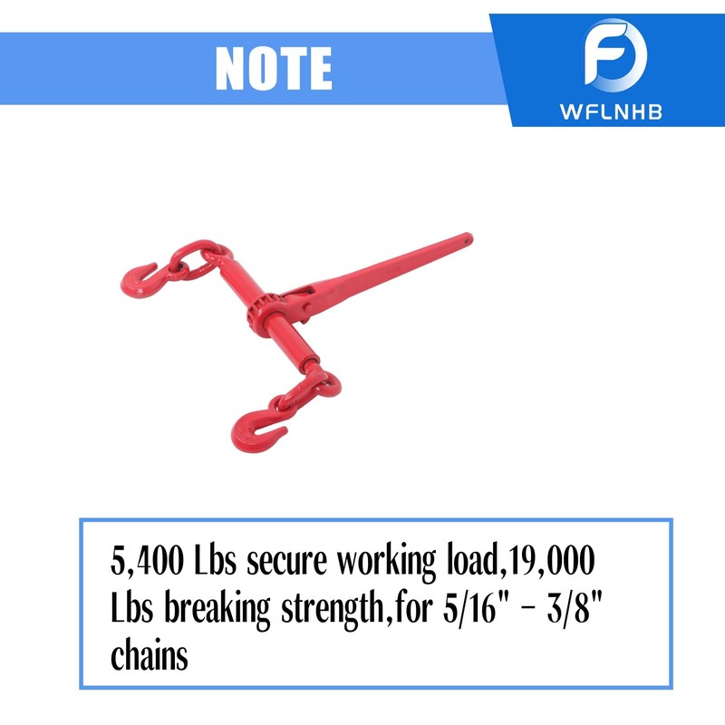 YSMN 5/16 x 3/8 Inch Chain Binder,Ratchet Binders with 5400
