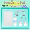 French Nail Stamper Set – Easy-to-Use French Tip Applicator with