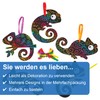 Baker Ross FN190 Chameleon Scratch Art Decorations - Pack of