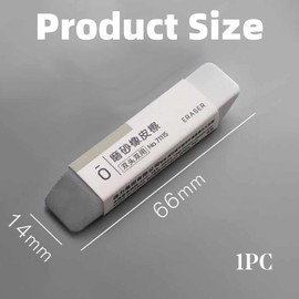 1 Pcs Frosted Eraser Sand Eraser Matte Eraser Ink Pen Ballpoint Pen Fountain Pen Ink Eraser Correction Supplies Stationery Office School Supplies for Erasing Ballpoint/Fountain Pen Erasers