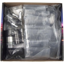 McGard 84640 Black Cone Seat Wheel Installation Kit for 6 Lug Vehicles (M14 x 1.5 Thread Size)