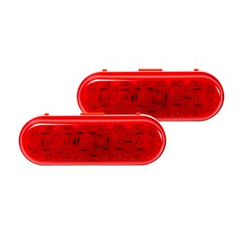 EVERESTHD Oval Brake Light Stop Tail Marker Lights 26 LEDs Truck Trailer Position Lamp Waterproof IP65 fit for Volvo VNL VNR Mack Anthem 48" 70" 2018-up Trailer RV Trucks 20448979 60250R3