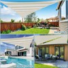 ECOOPTS 17'x26'x31' HDPE Sun Shade Sail Right Triangle Canopy Shades