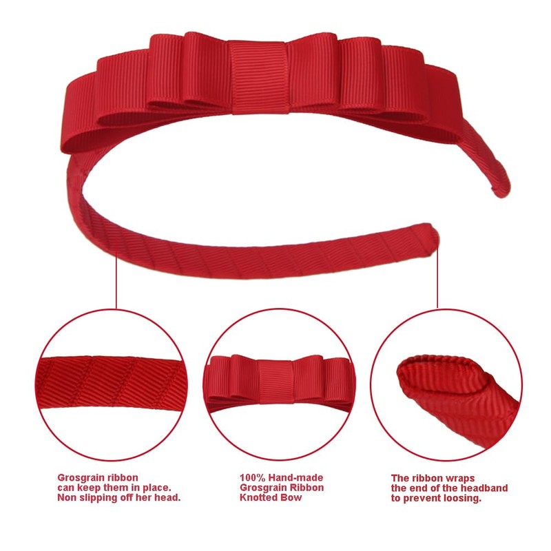 7Rainbows Watermelon Toddler Headband Knotted Bow Headband for Girls