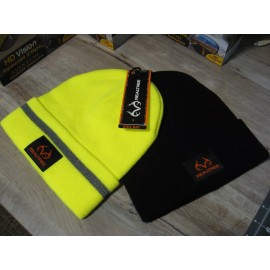 Realtree 2 Realtree Logo Brand Knit Caps Hunting Hats OSFM Chartreuse & Black