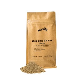 Jovvily Oregon Grape Root Powder - 1 lb - Single Ingredient, Herbal Supplement