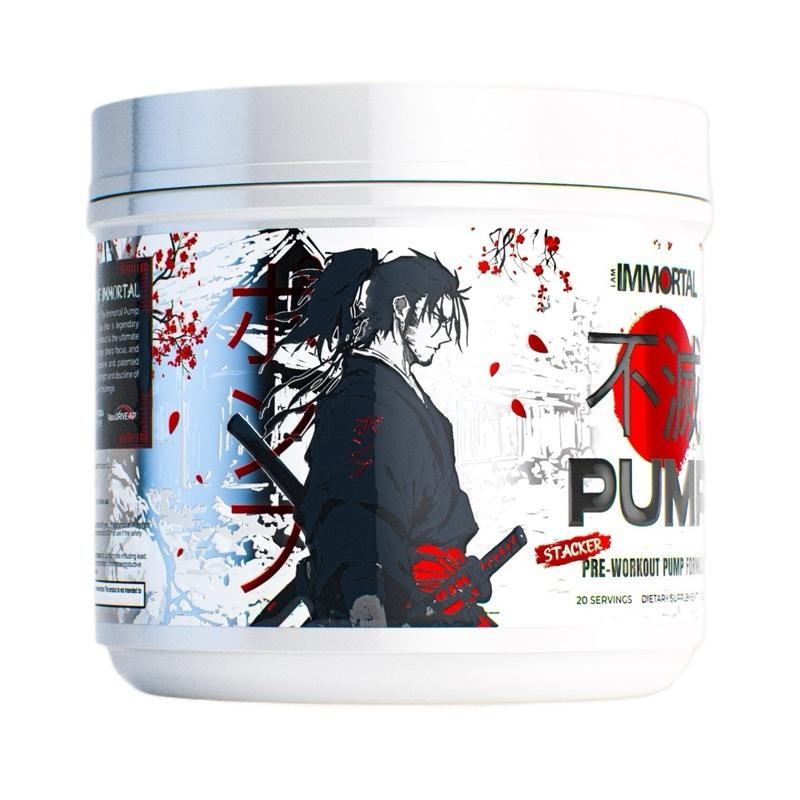 I Am Immortal Pump Stacker, Non Stim Preworkout Formula