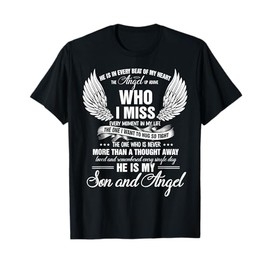 My Son Is My Guardian Angel in Heaven, Grief to Son T-Shirt