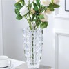 GIDARY Flower Vase,Tall Vase,Large Vase, Clear Glass Vase, H 10