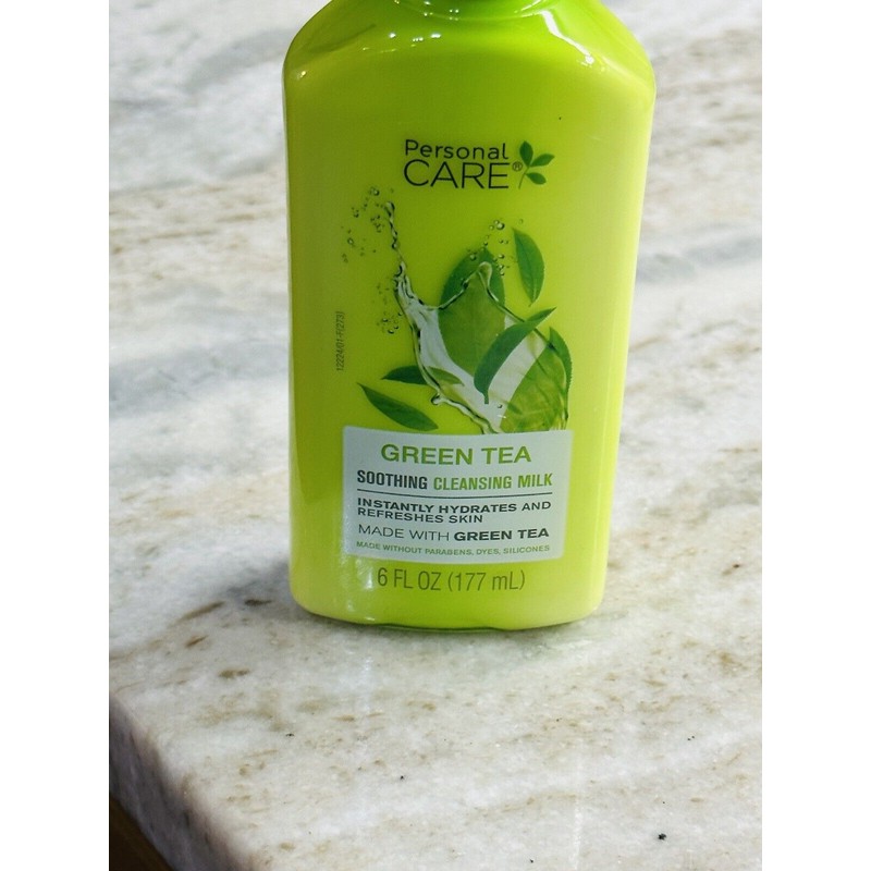 Personal Care Green Tea Soothing Cleansing Milk Made W/Green Tea:6floz/177m