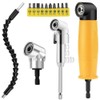 Grednfhat Right Angle Drill Attachment Set, Including Flexible Drill Bit