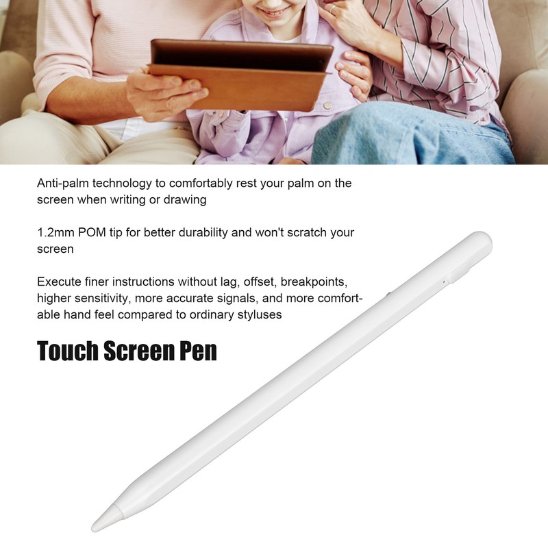 Active Stylus Multifunctional Universal Active Capacitive Stylus with 2 Replacement