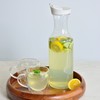 Youngever 2 Pack 50 Ounce Plastic Carafe, 1500ML Re-usable Clear