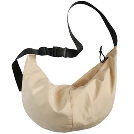 Link bleu Link Blue Shoulder Bag, Diagonal, Stylish, Simple, Casual, Unisex, Large Capacity, Women's, beige