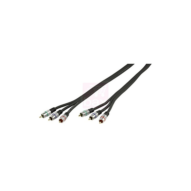 HQ Component Video Cable with Gold Plated RCA Connectors 5