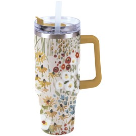 Primitives by Kathy Fall Florals Travel Mug