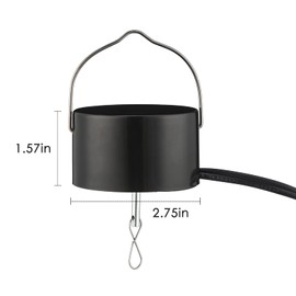 Hanging Display Motor, Electric Powered Wind Spinner Plug in Motor, Socket Operated Revolving Motor for Wind Chime, Sun Catcher Hanging, Baby Crib Mobile Home Ornaments