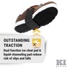 K1 Mid-Sole Ice Cleats - Rotatable Traction Aids For Flat