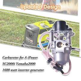 SC2000i Carburetor Carb Replacement for A iPower SC2000i for Yamaha 2000W 1600W Inverter Generator