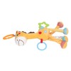 Baby Hanging Rattle Toy Soft Carseat Crinkle Squeaky Toy Stuffed