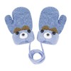Toddler Baby Knitted Winter Gloves Cable Mittens Cute Cartoon Bear