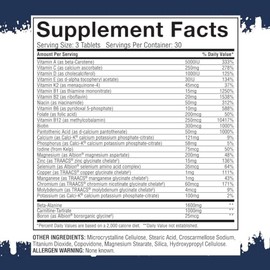 Gaspari Nutrition Gaspari Nutrition Anavite, Sports Multi-Vitamin with Amino Acids, Beta-Alanine and L-Carnitine, Enhanced Performance and Recovery (New Smaller Size, 30 Servings)