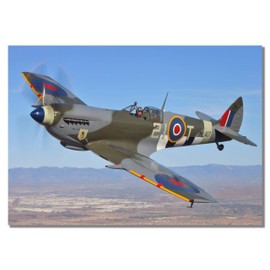 Spitfire #2 A3 Unframed Supermarine British Single Seat Fighter Aircraft Poster Plane Photo Royal Air Force Picture