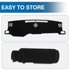 KUST Black Dash Cover Compatible with Toyota Tacoma 2024-2026 &