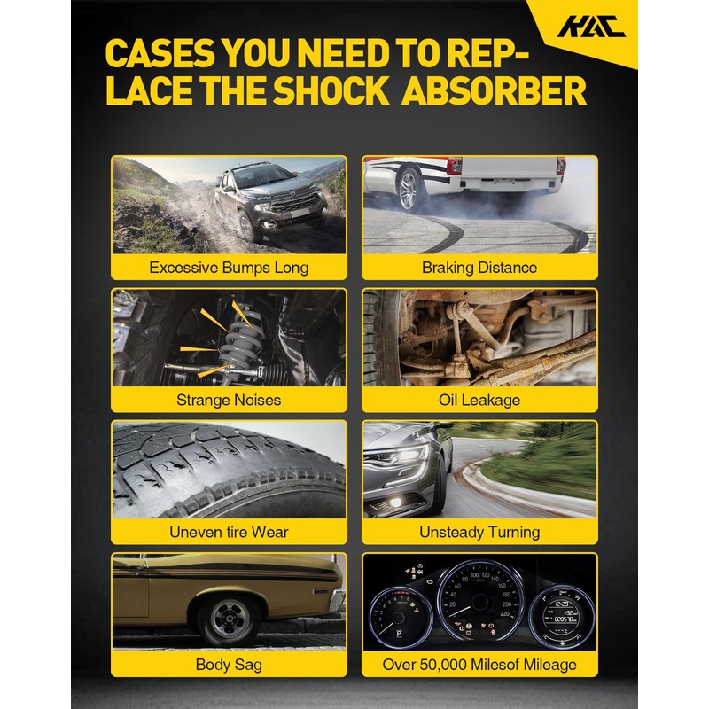 Front Complete Struts Shock Absorber fits for Camry 2012-2017 Struts