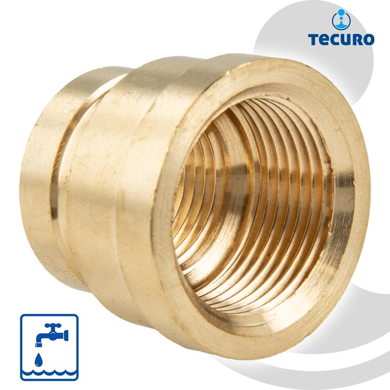 tecuro Reduced Female Thread on Both Sides Rp 3/4 x