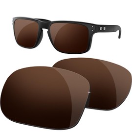 HiCycle2 Replacement Polarized Lenses for Oakley Holbrook OO9102 Sunglasses Anti-Scratch and Impact Resistan Thinkness 1.8mm (Brown)