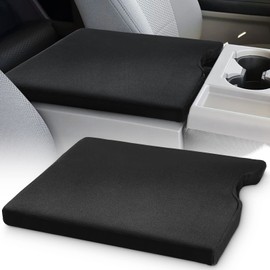 ISSYAUTO Center Console Cover Compatible with 2015-2025 F150, 2017-2025 F250 F350 F450 with 40/20/40 Jump Seat, Neoprene Armrest Cover Middle Console Cover (Jump Seat Only)