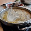 LALAFINA Stainless Steel Pasta Strainer With handle, Food Dumpling Noodle