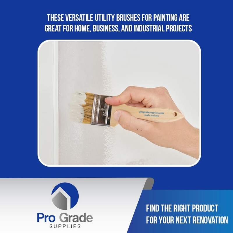 Pro Grade - Chip Brush – Paint Brush Set –