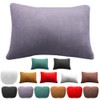 Car Neck Pillow Car Suede Headrest Cushion Support Pillow Compatible