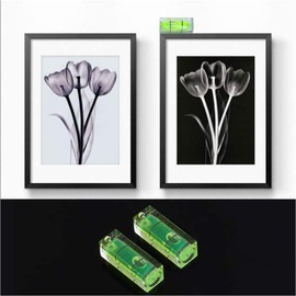 Spirit Level, 5 Pieces Square Mini Quality Spirit Level, Spirit Level for Camping, Cameras, Stationary Images Used (15 × 15 × 40 mm)