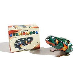 Die Blechfabrik Frog with wiggling eyes, hopper frog with key