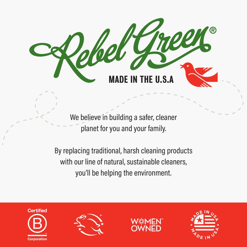 Rebel Green USDA Organic HE Liquid Fresh Laundry Detergent -