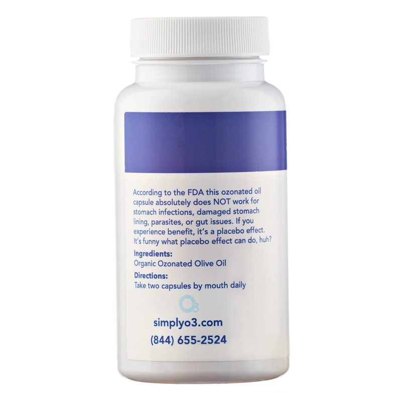 Pure Organic Ozonated Olive Oil Capsules 120 Count 2 Month