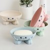 4 Pieces Cartoon Soap Box, Cute Portable Drain Box, Dormitory