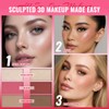 UCANBE Eyeshadow Palette with 15Pcs Brushes Makeup Set, Pigmented 86