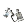 BOLWHAO 12 pcs Galvanized Steel Flange Clamp G Clamp Duct