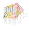 BabyGoal - Juego de 3 pinzas de plástico para chupete