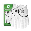 FootJoy Women's WeatherSof 2-Pack Golf Glove, White, Large, Worn on