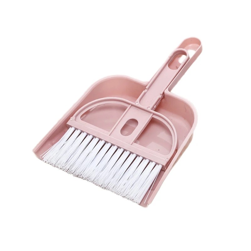Mini Desktop Dustpan & Brush Set – Compact Plastic Cleaning
