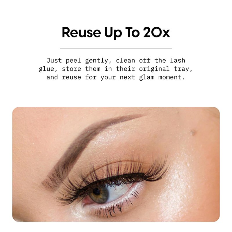 KARA BEAUTY Fabulashes Glam 3D Faux Mink Strip Lashes –