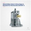 ForeverPRO WP240309-2 Worm Gear Bracket And Gear for Whirlpool Mixer
