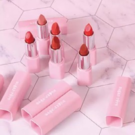 Mimi Shop 05 립스틱 오래가는 잘안지워지는 좋은 워터프루프 국산 지속력 핑크 슈가레브 오렌지 레드uvw440 Long-lasting, non-erasable, good waterproof Korean lipstick, pink sugar rev orange red uvw440 [1. Peachiness]