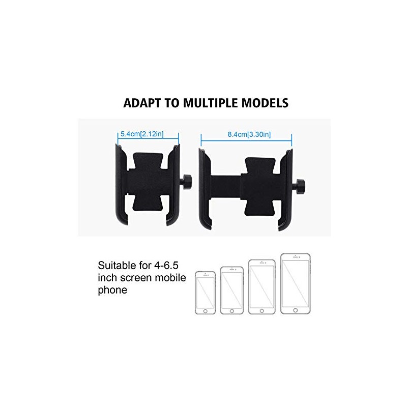 Bike Phone Mount Aluminum Alloy Dirt Bike Phone Holder with